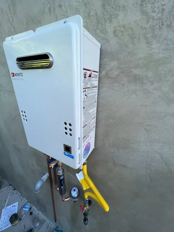 Tankless water heater installation for Valley Spring homes